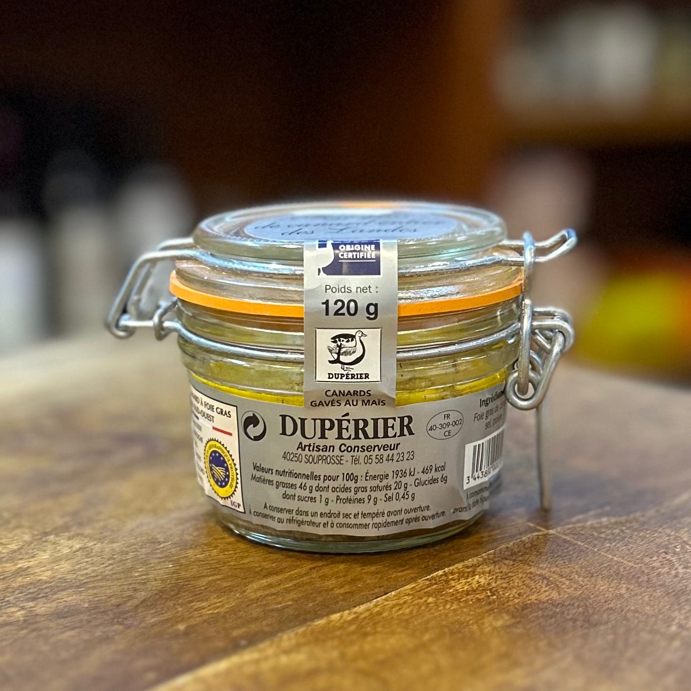 DUPÉRIER  Fois gras di anatra 120gr