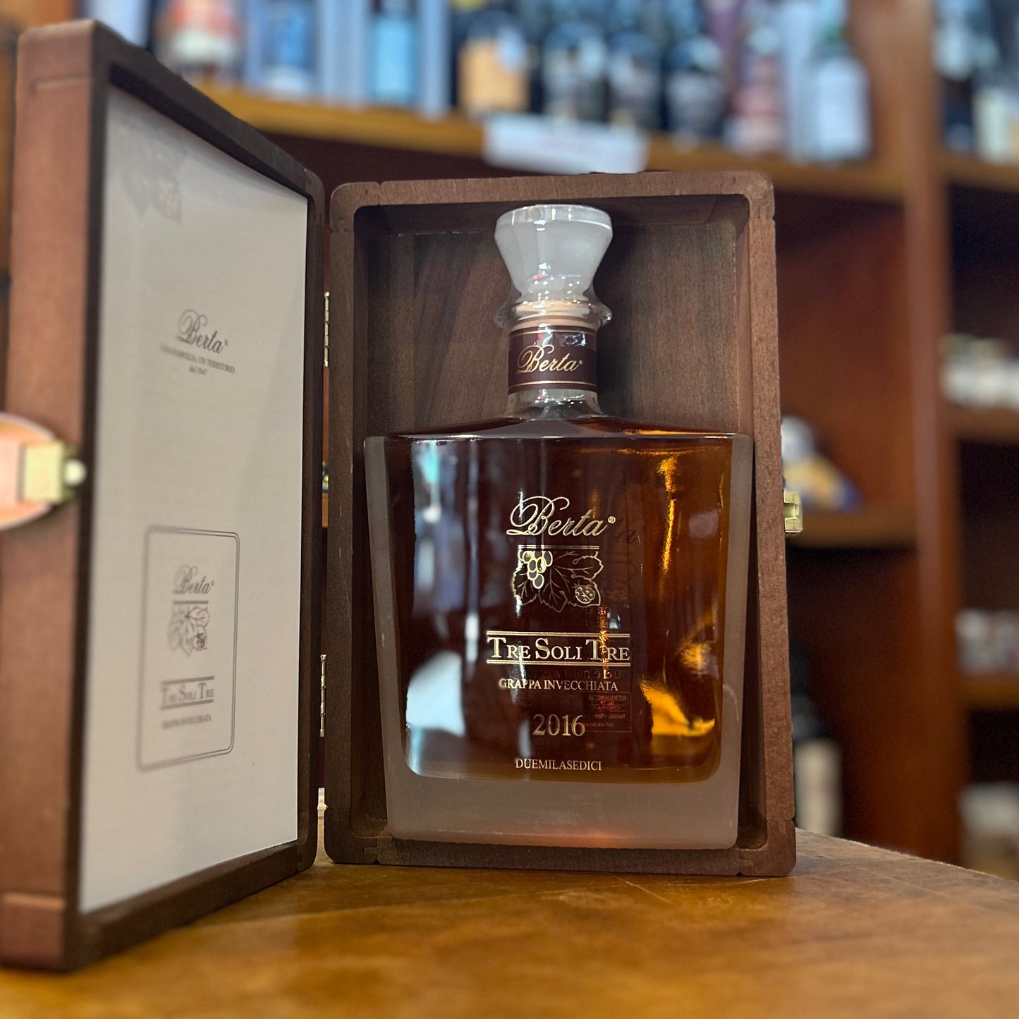 Grappa invecchiata Berta Tre Soli Tre 2016 0,70L