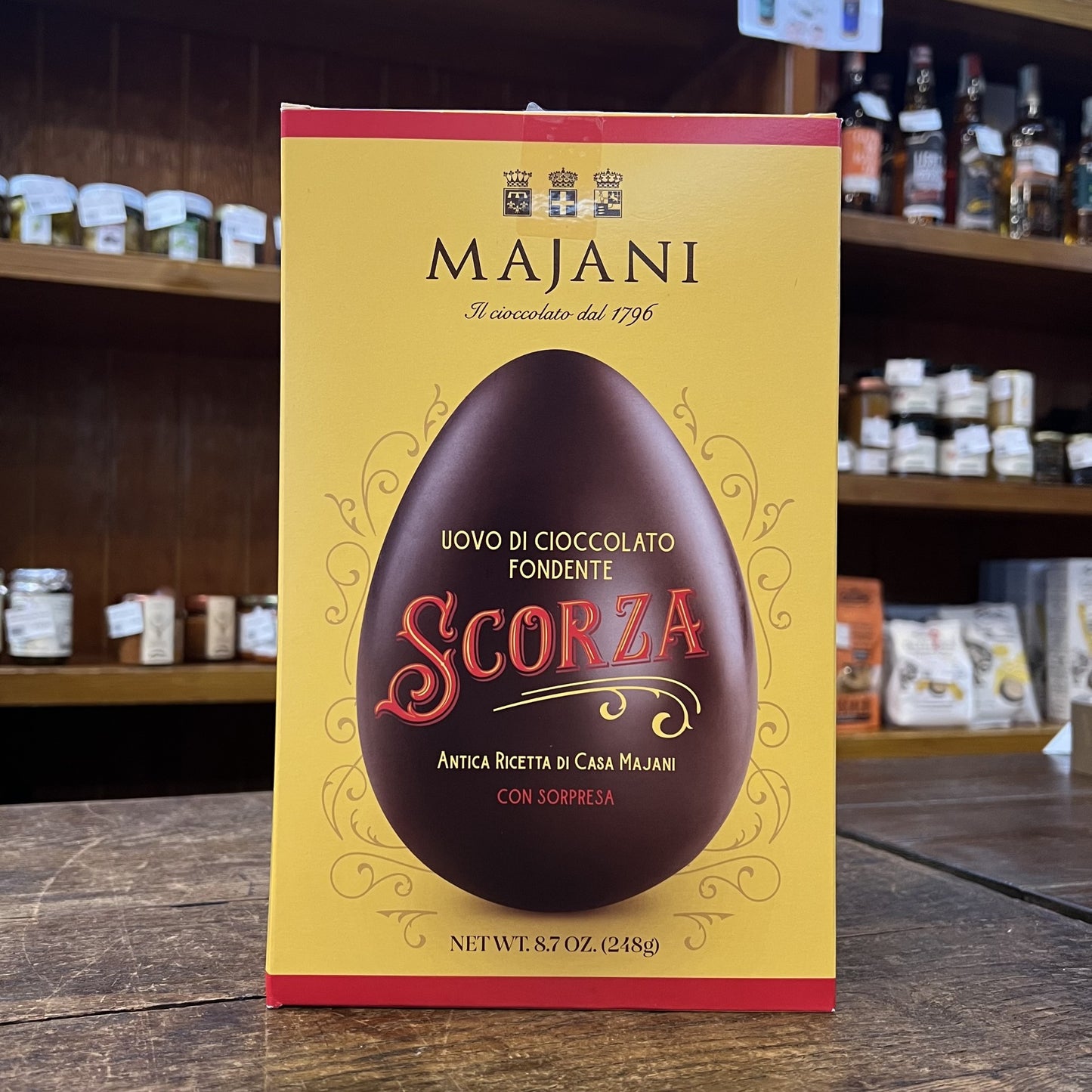 MAJANI Uovo di cioccolato fondente Scorza 248gr