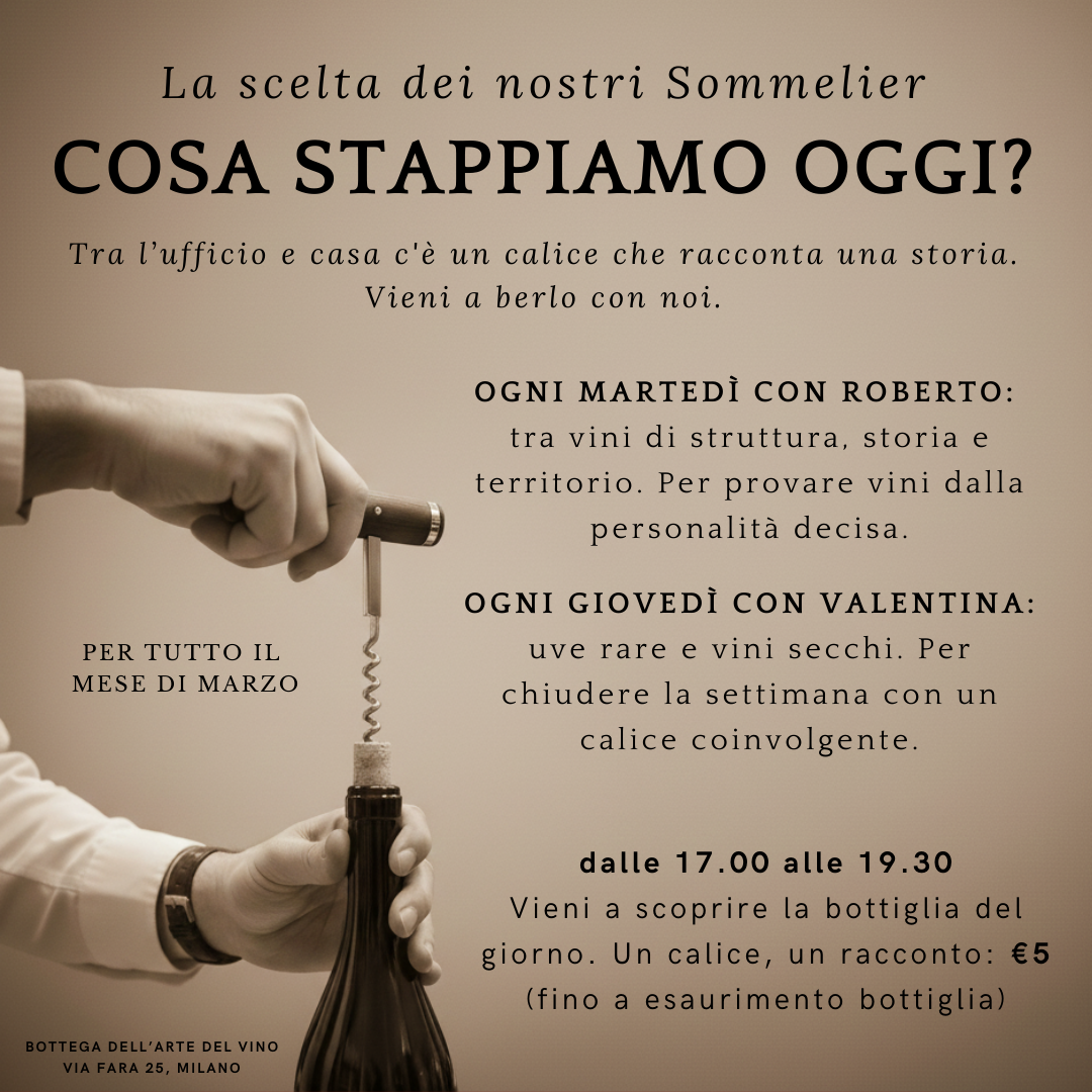 LA SCELTA DEL SOMMELIER