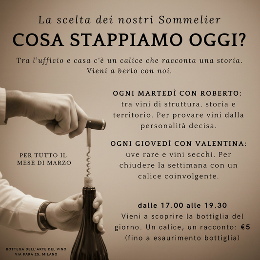 LA SCELTA DEL SOMMELIER